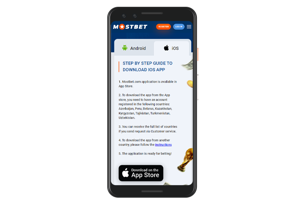Mostbet-app voor iOS
